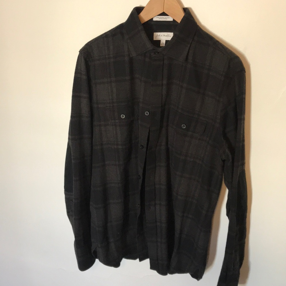 Nordstrom Flannel w/ Elbow Pads - Mens L